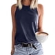thumbnail image 2 of Camiseta sin mangas para mujer para hacer ejercicio: camiseta transpirable sin mangas y con cuello redondo para el gimnasio o el yoga, tejido ligero que absorbe el sudor, talla real, estilo informa, 2 of 8