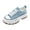 Light Blue, variant on Women's Ballet Flats with Grippy Sole for Safety Fashion Casual Shoes With Lace Up Design Platform Sole Denim Comfortable Walking Footwear For Everyday Wear