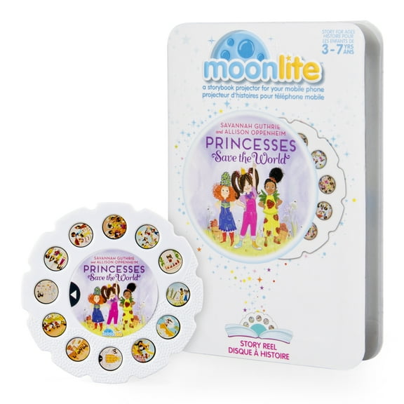 Moonlite - Princesses Save the World Story Reel for Moonlite Storybook Projector, for Ages 1 and Up