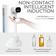 thumbnail image 4 of Distributeur de Savon Moussant Sans Contact Rechargeable USB, Mains Libres, 300 Ml, Blanc, 4 of 5