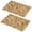 Pioneer Flower Floral-1, variant on Placemat, Pioneer Flower Floral Print Pattern Place Mats Table Mat Set Of 2, PVC Washable Placemats for Party Kitchen Dining Decoration, 18x12 Inch, Fade Resistant