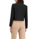 thumbnail image 3 of Blazer recortado INSPIRE CHIC para mujeres, chaqueta de traje de manga larga con cuello de solapa para oficina, blazers de negocios, M negro, 3 of 6