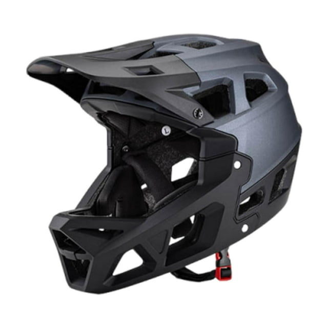 Casco de bicicleta Casco integral para andar en patineta Bicicleta de carretera Ciclismo Negro titanio L