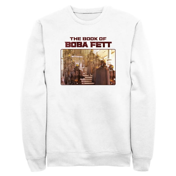 Men's Star Wars: The Book of Boba Fett The Pyke Syndicate Sweatshirt White 3X Large