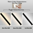 thumbnail image 3 of Aplique de pared de cobre cepillado dorado, lámpara LED de atenuación interior, materiales de alta calidad, LED de 15 W de bajo consumo equivalente a 75 W, luminarias modernas fáciles de instalar, 3 of 5