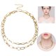 thumbnail image 3 of Hot6sl Ofertas Del Día Collar En Cadetes y Candados En Alas Doradas Estilo Vintage, Joyería para Mujer, 3 of 6