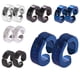 thumbnail image 5 of 1 par de Clips de Oreja Ecomeon Acero Inoxidable Pendientes Ear Cuffs Superficie Lisa Negra, 5 of 5