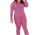 thumbnail image 1 of Minnieouse Ropa interior térmica, ropa interior elástica para mujer, ropa cálida de manga larga para otoño, ropa interior elástica para invierno conjuntos de ropa Púrpura claro L Minnieouse AP013605-06, 1 of 6