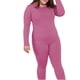 thumbnail image 1 of Minnieouse Ropa interior térmica, ropa interior elástica para mujer, ropa cálida de manga larga para otoño, ropa interior elástica para conjuntos de ropa Púrpura claro L, 1 of 6