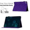 thumbnail image 3 of Allytech Case for Lenovo Tab M10 HD 10.1" (2020, 2nd Gen) TB-X306F/X306X, Premium PU Leather Case with Card Slots & Pen Holder, Multi-Angle Viewing Stand Auto Sleep Wake Shockproof Flip Case, Purple, 3 of 10