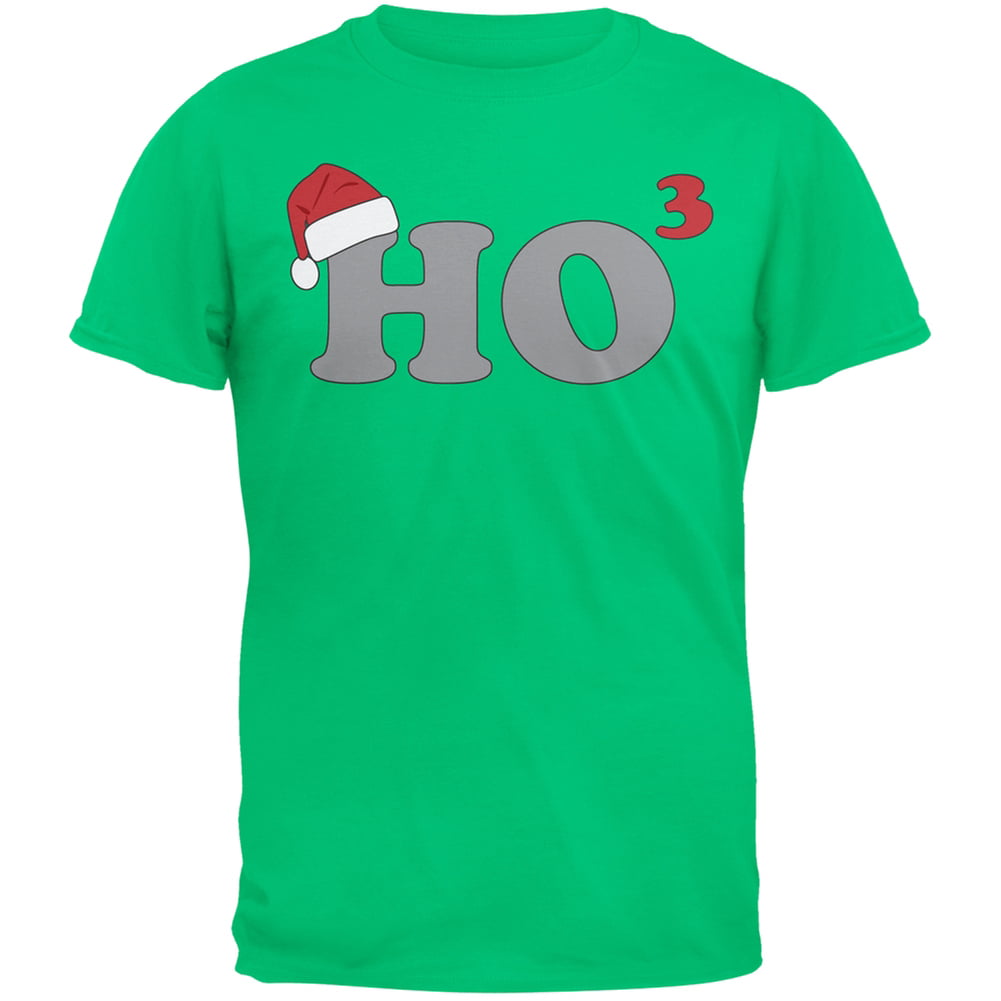 Old Glory - Ho to the 3 Adult Green T-Shirt - Small - Walmart.com ...