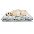 thumbnail image 1 of Dandelion Pet Bed, Grunge Pattern of Abstract Botanical Motif, Chew Resistant Pad for Dogs and Cats Cushion with Removable Cover, 24" x 39", Turquoise Ceil Blue, by Ambesonne, 1 of 4