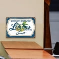 thumbnail image 6 of Motivational Tin Signs When Life Gives You Lemons Make Something Sweet Metal Sign Poster Vintage Wall Art Decorative Plaque for Home Livingroom Garage Man Cave Cafes Kitchen Decor, 6 of 9