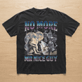 thumbnail image 2 of No More Mr Nice Guy Bootleg Retro 90s Wolf Comfort Colors T-Shirt for Men, 2 of 5
