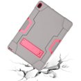 thumbnail image 6 of Mignova For Lenovo Tab E10 10.1 Inch Case, Heavy-Duty Drop-Proof and Shock-Resistant Rugged Hybrid case(with Built-in Stand), for Lenovo Tab E10 (TB-X104F) Case(Grey/Rose red), 6 of 7