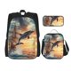 thumbnail image 1 of Fotbe Sailing Dancing Dolphin Set Escolar 3 en 1 para Niños - Mochila Duradera con Lonchera Aislante y Estuche para Lápices - Mochila Escolar para Niños y Niñas, 1 of 7