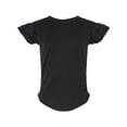 thumbnail image 5 of COUVER Toddler Little Girl's Soft Cotton Flutter Sleeve T-Shirt, Black, 2T, 1 Piece, 5 of 7