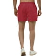 thumbnail image 3 of Unique Bargains Men's Summer Solid Color Mesh Lining Swimwear Beach Shorts 28 Red, 3 of 6