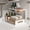 White, variant on QOPR 2 Tier Under Sink Organizer for Adults, 1 pack Pull Out Cabinet Storage Shelf for Kitchen Bathroom and Laundry Room, White