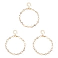 thumbnail image 2 of Qarigey Tobillera Elegante Universal Oro Plata Joyería estética con diamantes de imitación Tobilleras transparentes Cadenas para pies Oro Type1 NO1 Qarigey CBP253607, 2 of 6