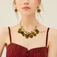 thumbnail image 4 of Collier Clavicule pour Femmes, Collier Pull avec Perles de Mode et Boucles d'Oreilles Pendantes, 4 of 6