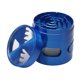 thumbnail image 4 of Hierba gruesa sal de hojas de sal, molinillo de 4 capas, trituradora de pimienta de vanilla, molino de especias, herramienta de filtro de molienda con bandeja de recolección azul gadget Inevent HA011039-05, 4 of 6