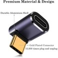 thumbnail image 5 of USB C 90 Degree Adapter (2 Pack), USB C Male to USB C Female Right Angle Connector for Steam Deck, Switch, MacBook Pro/Air, Tablet, Phone and Other Type C Devices, 5 of 5