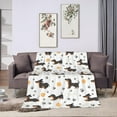 thumbnail image 4 of Dachshund Throw Blanket Soft Fleece Blankets Plush Comfy Microfiber Throws Decor for Home Bed Couch Living Room Sofa Cozy Warm Gifts for Women Boys Girls 50" X 60" Lightweight, 4 of 6