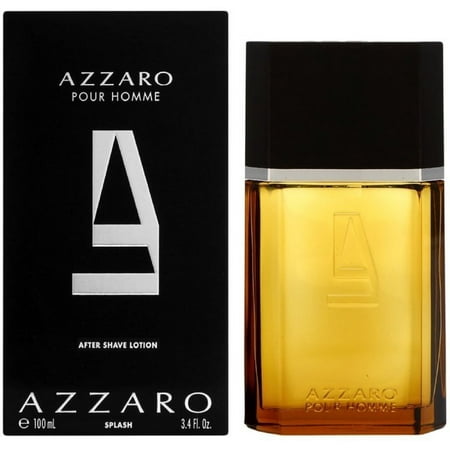 4 Pack - Azzaro Pour Homme After Shave Lotion Splash 3.4 (Best After Shave Lotion For Women)