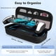 thumbnail image 4 of Juego de accesorios 4 en 1 compatible con Playstation Portal, estuche rígido EVA para PS5 Portal, funda protectora de silicona, 2 protectores de pantalla, 10 tapas para pulgares, accesorios Ps Portal, 4 of 7