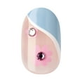 thumbnail image 5 of KISS imPRESS No Glue Needed Press On Nails, Design, Hoppy Easter, Blue, Short Oval, 30 Count, 5 of 5