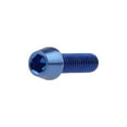 thumbnail image 3 of Wanyifa Titanium Ti Bolt M5x9 16 18 20 25 30 35 40 45 50 55 60mm Tapered Head Screws,M5x30mm,Blue,4 Pcs, 3 of 6