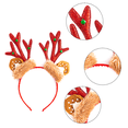 thumbnail image 3 of Diadema de Lentejuelas con Cuernos de Reno,Aro para el pelo con diadema para mujeres y niñas Vhermosa CPB-CJZ115-1, 3 of 5