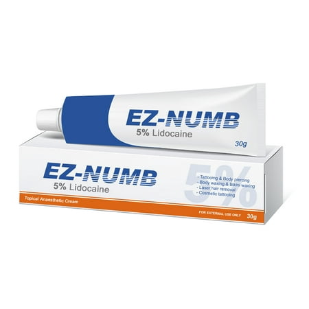 Topical Anesthetic - EZNUMB Topical Anesthetic Lidocaine Cream 30g / 1oz.