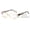 Orange, variant on V.W.E. Women Leopard Print Translucent Progressive Reading Glasses - Clear Zero Power On Top Reader - AR +1.75