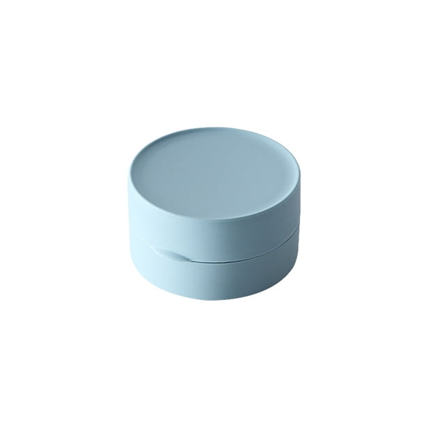 Toystoory Caja de almacenamiento de baño ABS, Color sólido, redondo, a prueba de polvo, a prueba de fugas, reutilizable, lavable, accesorios para el Cocina y Comedor Azul Toystoory HA067311-05
