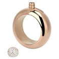 thumbnail image 2 of Jarra de vino/alcohol de acero inoxidable, pulsera, petaca, embudo, regalo para baile, cumpleaños, fiesta, club, bar, oro rosa brillante, 2 of 14