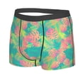 thumbnail image 5 of Goofa Colorful Palm Leaves Printed Men's Boxer Briefs Underwear, Moisture-Wicking Underwear, Trunk,Soft and Breathable Cotton Underwear-Small, 5 of 9