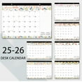 thumbnail image 6 of 2026-2027 Desk Calendar, 18 Month Wall Planner, Large 22x17 Inch Watercolor Art Design, Thick Paper Holiday Marked, Academic Business Planning Organizer Holiday Decorations Holiday Gifts, 6 of 8