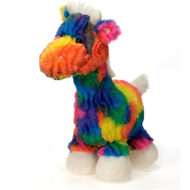 rainbow giraffe stuffed animal