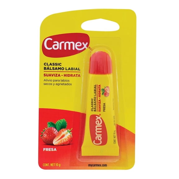 Bálsamo para labios Carmex hidratante fresa 10 g
