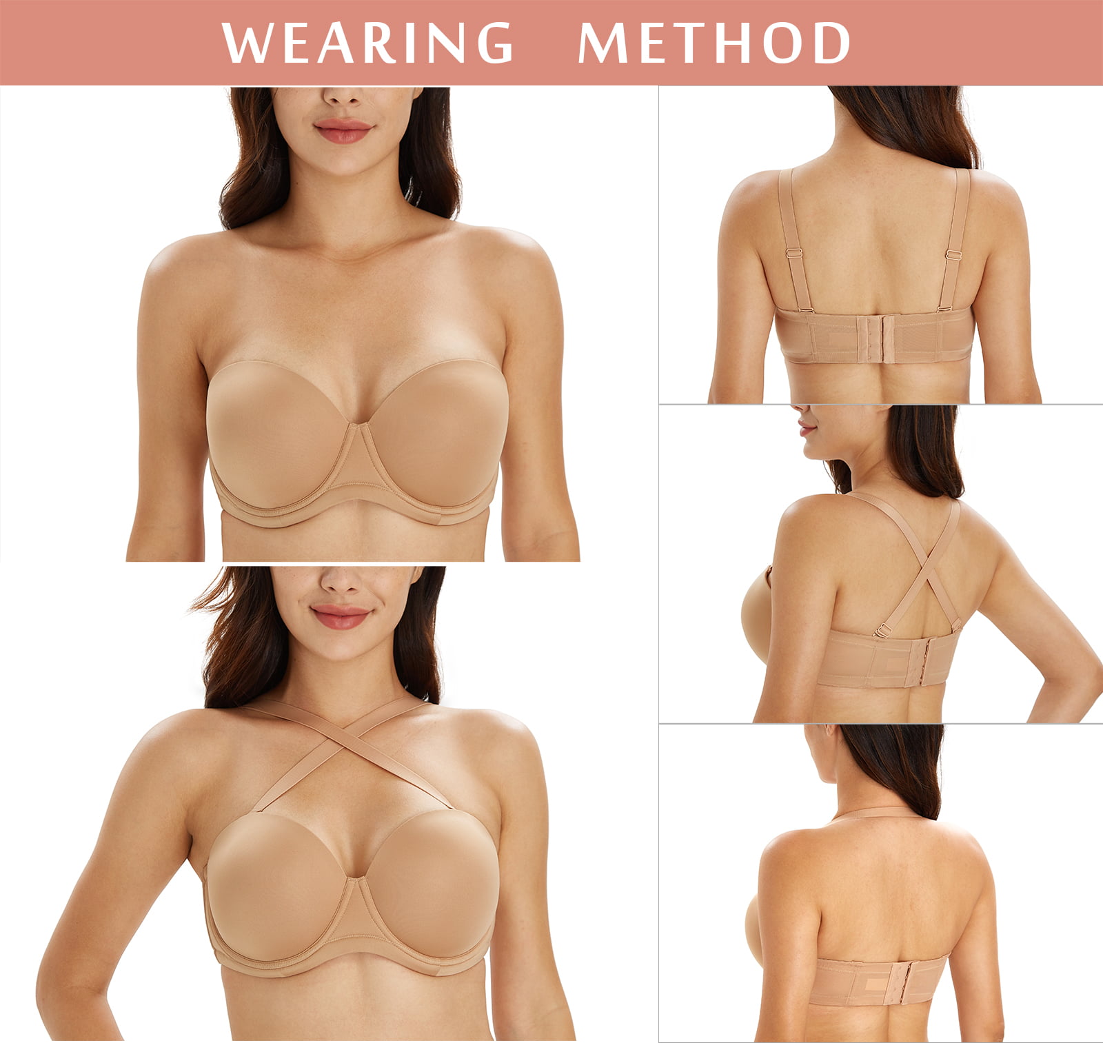Wardrobe must have 😍multi functional strapless bra✨available in