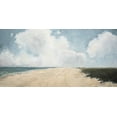 thumbnail image 2 of Parsons, Marian 14x9 Black Ornate Wood Framed with Double Matting Museum Art Print Titled - Beach Stroll, 2 of 4