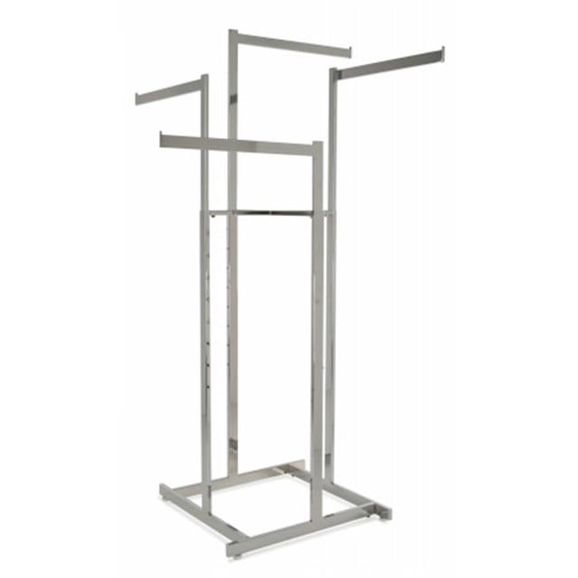 Econoco K80 4-Way Hi-Capacity With Straight Arms - Rectangular Tubing
