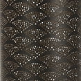 thumbnail image 3 of DecMode Modern Style Large Black Cylinder Metal Lantern with Pierced Metal Boho Pattern on Metal Base, 10” x 27”, 3 of 5