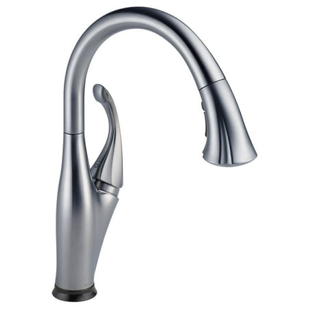 Delta Addison Single Handle Pull-Down Kitchen Faucet with Touch2O and ShieldSpray Technologies, Arctic (Best Delta Kitchen Faucet)