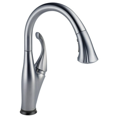 - Delta Addison Single Handle Pull-Down Kitchen Faucet with Touch2O and ShieldSpray Technologies, Arctic Stainless