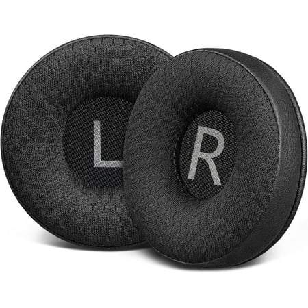 SOULWIT 60mm Ear Pads Replacement for Plantronics HW510/HW520, Audio 310/345/476/628, Earpads for Poly Blackwire C210/C220/C310/C320/C325/C3200/C3210/C3220/C3225, Cushions with Durable Mesh Fabric