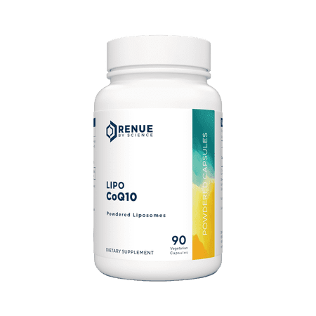 RENUE by SCIENCE CoQ10 - Coenzyme Q10 as Ubiquinol CoQ10 | High Strength Liposomal CoQ10 200mg Supplement | 90 Co Q10 Capsules | Non-GMO & Allergen Free | Made in the USA Third-Party Tested