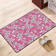 thumbnail image 3 of XMXY Area Rugs Doormat Outdoor Entrance, Watercolor Vintage\r\nFlower\r\nRose Facecloth Non-slip Floor Mat Rug for Living Room Kitchen Sink Area Indoor,36"x24", 3 of 9